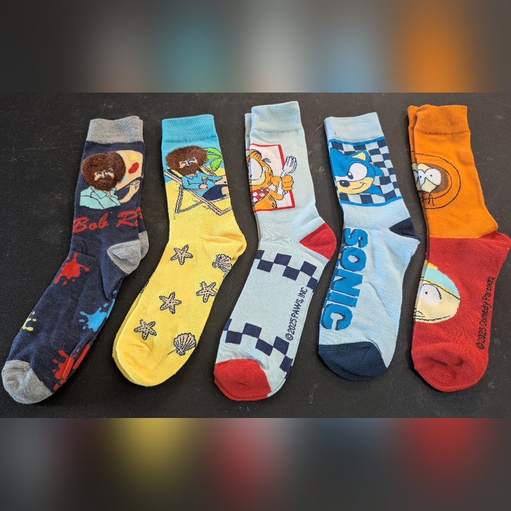 Graphic Cartoon Socks